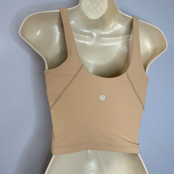 Lululemon AlignTank Pecan Tan Soft Stretch Lightweight Women's 4 - Picture 6 of 9